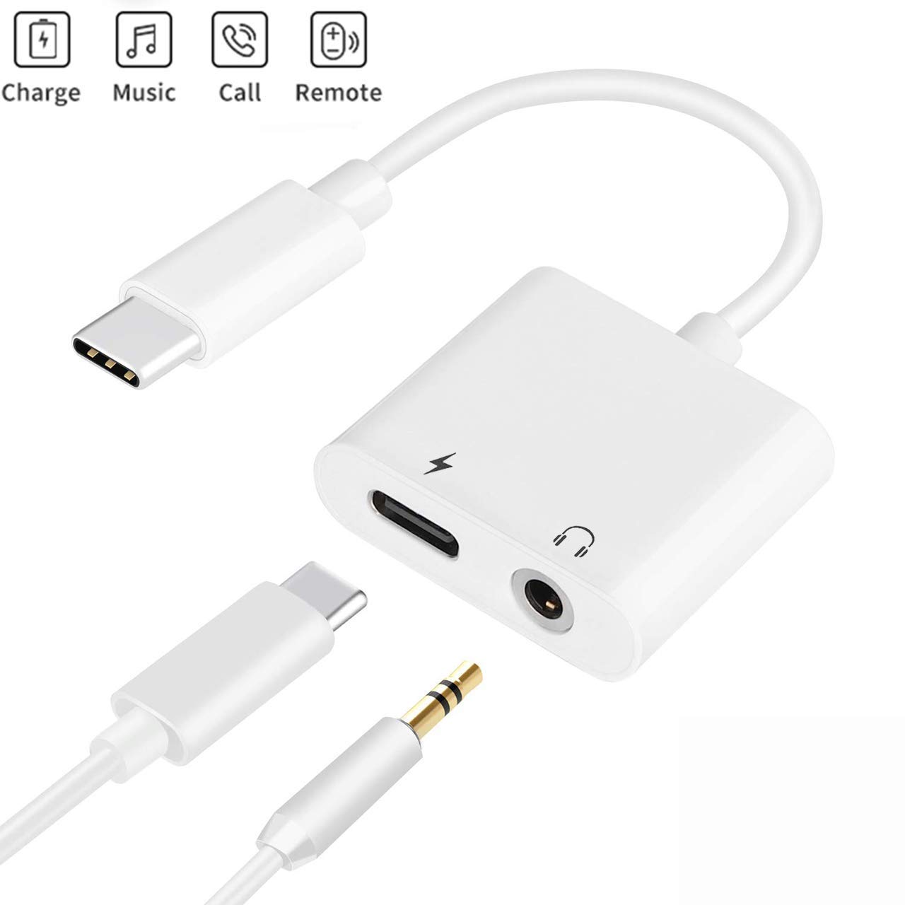 Type-C Adapter 3.5mm 2 in 1