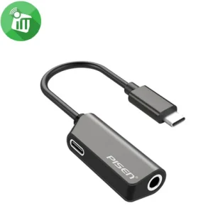 Pisen TS-E125 2in1 Zinc Alloy Adapter (Type-C + 3.5mm)