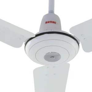 Royal Fans Ceiling Fan - Deluxe Model Copper 56'' - White