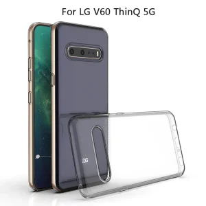 LG V60 ThinQ Back Cover Crystal Transparent Soft Clear Silicon Ultra Thin Protective Case