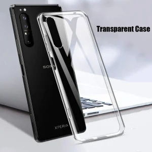 Sony Xperia 1 ii Mark 2 Back Cover Crystal Transparent Soft Clear Silicon Ultra Thin Protective Case