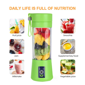 USB Rechargeable Juicer Blender 6 Blades Electric Mini Portable Personal Size Juicer Cup