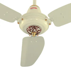 Royal Fans Ceiling Fan - Regal Model - Copper Winding - 56'' - Dark Wood