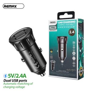 Remax Car Charger 2 usb Ports High Cost Performance Dual device charging automatic voltage