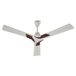 Royal Fans Ceiling Fan - Jem Waves Model 56'' - Copper Winding - Dark Wood