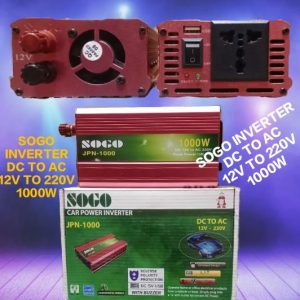 SOGO 1000w Inverter dc to ac current  converter dc 12v current to ac 220v Current