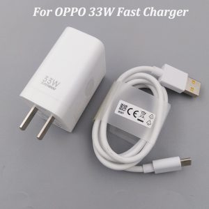Oppo_Reno Ace 33W Super Fast Charger With Fast Charging Cable - Oppo_33W Super VOOC Charger