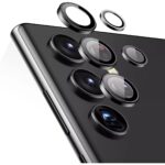 Black S23 Ultra Protector for Back Camera Glass Ring