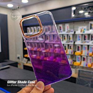 Glitter Purple Shade Case for iPhone 14 Pro and 14 Pro Max