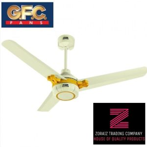 GFC Fan Ceiling 56'' Proud Model Off white Golden Color Pure Copper Wire