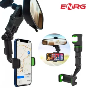 Energy - ENRG 360 Rear View Mirror Car Holder Mount Hanging Bracket Stand Universal Multifunctional Cell Phone GPS Support Holders