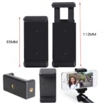 Fancy Universal Screw Hole Mobile Phone Holder Clip Bracket Holder for Smartphone Ring Light Tripod Monopod Mount Stand-Mobile
