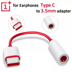 Original Oneplus Earphone Jack Adapter Type-C To 3.5mm Headphone Converter Cable For OnePlus 6T 7 7Pro 7T 7T Pro 8 8Pro