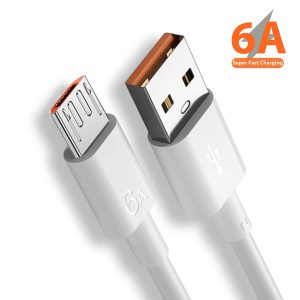 Fast Charging Cable 6A for Android Smartphones Micro USB Data Cable