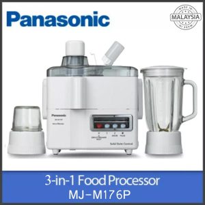 Panasonic 1 - MJ-M176P 3-in-1 JuicerBlenderGrinder Machine