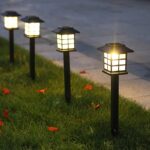 1PCS Led Solar Pathway Lights Lawn Lights Outdoor Waterproof Lawn Patio Lamp