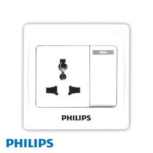 Philips - Eco Q2 Universal Socket 13A with Switch