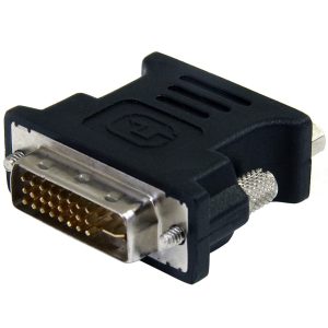 DVI to VGA Connector DVI 24+5 Male Convert To 15 Pin VGA Female Cable Adapter Converter For PC