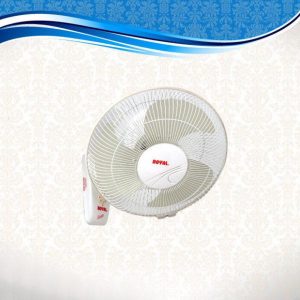 Royal Fans WallBracket Fan - 12 inches - Copper Winding - Off White