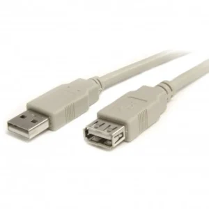 Original USB Extension Cable - 75 CM Length - USB Extension Cable for Data Transfer, USB, Keyboard, Mouse, Card Reader, Printer ETC