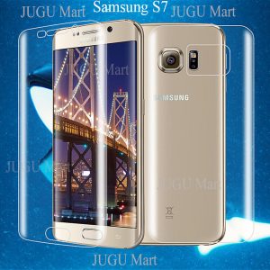 Samsung Galaxy S7  S7 Edge Front and Back Hydrogel film Jelly Protector
