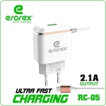 Erorex High Quality - Fast charger 2.1 Ampere with Single usb port  Model RC-05