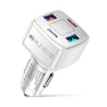 4-in-1 38w Pd Qc3.0 3.1a 2usb Type-c Fast Car Charger Dual-Line Compatible For Xiaomi Huawei Mobile Adapter