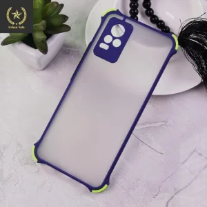 Vivo_V21E,Smoky Matte Shock Proof with Camera Protection Back Cover For Vivo_V21E