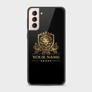 Samsung Galaxy S22 Ultra 5G Cover - Gold Series - HQ Ultra Shine Premium Infinity Glass Soft Silicon Borders Case