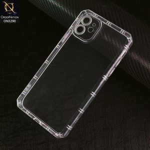 Transparent Apple Iphone 11 cover and all other models - Four sided Airbag with camera protection soft case