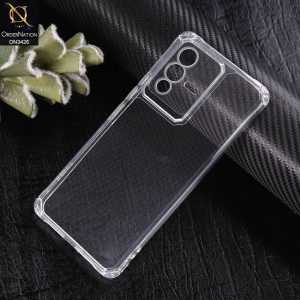 Vivo_ V23 Back Cover Transparent Soft Silicone Crystal Clear Case For Vivo_ V23