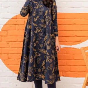 Jade- 2PC Lawn Neckline Printed Shirt With Printed Trouser