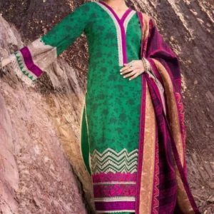 Zainab Chottani- 3PC Lawn Digital Printed Shirt With Printed Lawn Dupatta