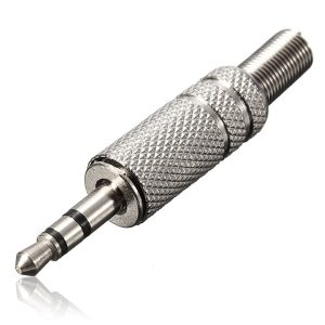 3.5mm 3 Pole Male Repair Headphones Audio Jack Plug Connector Soldering For Most Earphone Jack