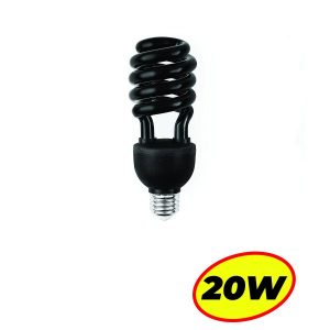 E27 20W UV Ultraviolet Fluorescent Blacklight Light Bulb Lamp CFL AC 220V