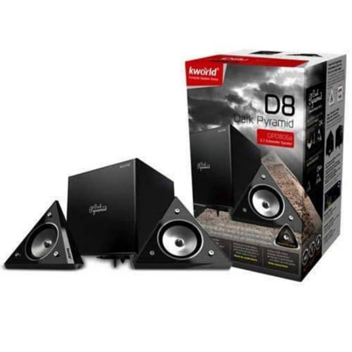 HOME THEATRE D8 DARK PYRAMID SPEAKER ATTRACTIVE DESIGN BEST QUALITY SOUND IN CHEAP AMOUNT