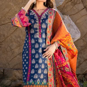 Zainab Chottani- 3PC Lawn Digital Printed Shirt With Printed Lawn Dupatta