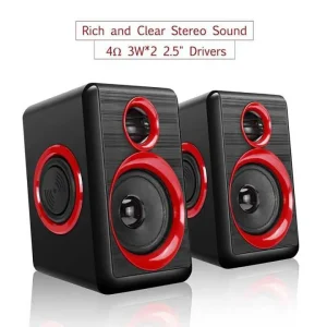 ORIGINAL FT-165 Speaker USB Multimedia Speaker for Computer, Mobile, Laptop