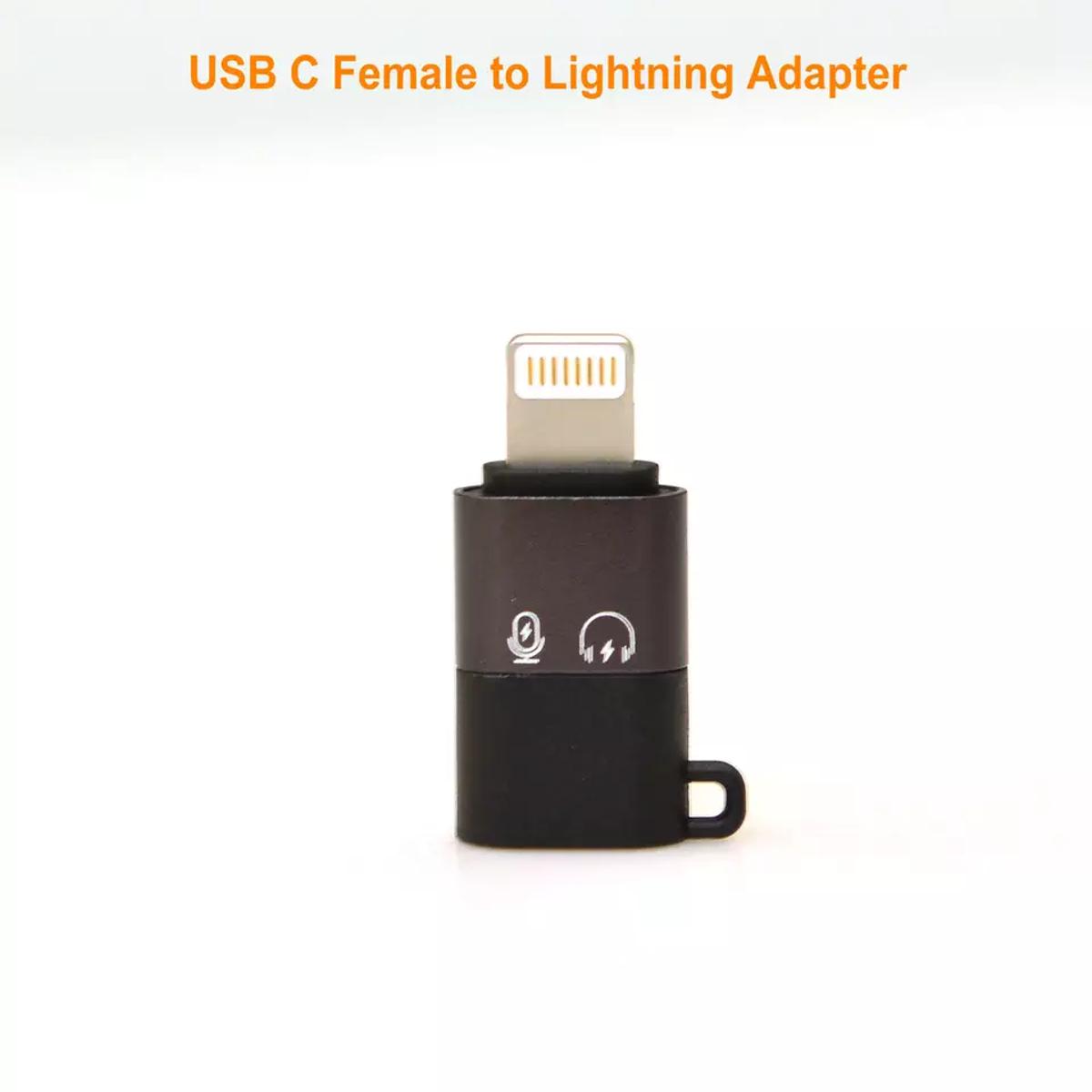 Wireless Microphone Connector Type C to IOS for Wireless Mic Lavalier Connector For K8 - K9 Mic