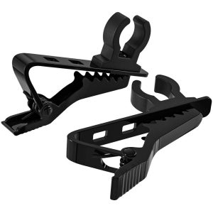 Pack of 2pcs Collar Mic Clip Shirt Clip Tie Clip Collar Mic Clip Collar Mic Clip Holder Lavalier Microphone Clip