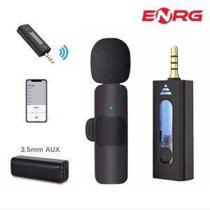 ENRG K35 3.5mm True Wireless Microphone With Noise Cancellation Reduction 20 Meter Long Range Portable Audio Video