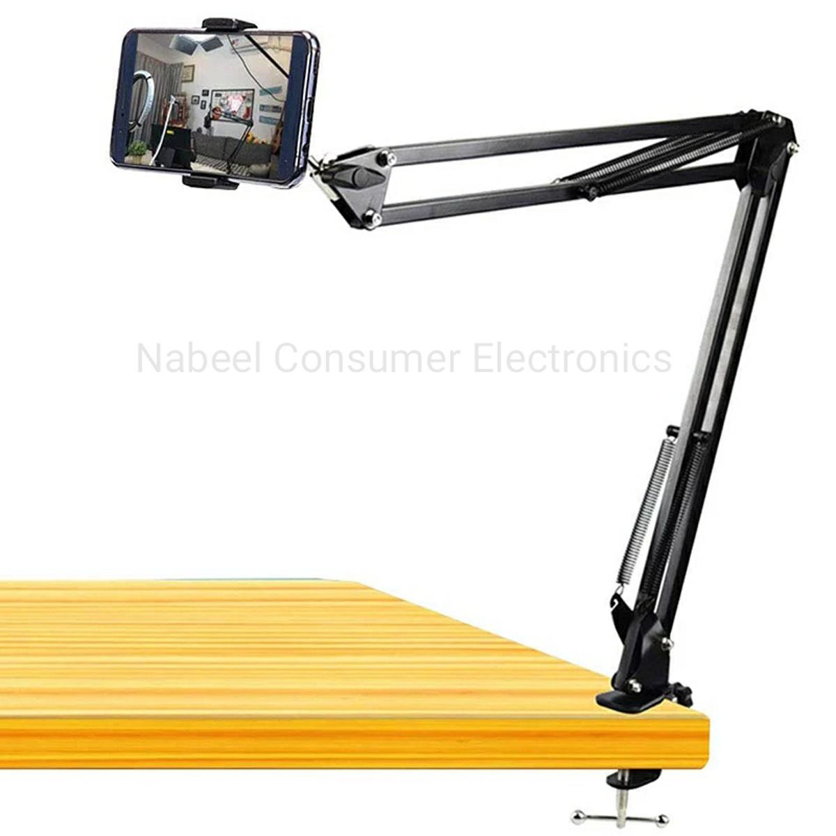 Vlogging Mobile Holder Arm Stand 360 Rotation Adjustable