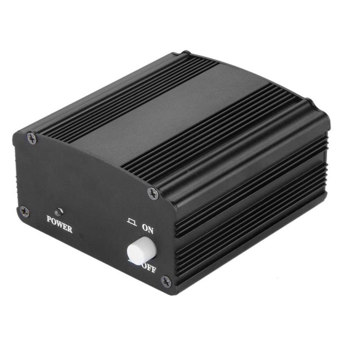 48v Phantom Power Supply - Male To Female Xlr Cable - Condenser Microphone
