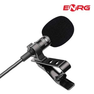 Energy - ENRG 3.5mm Microphone Professional Lavalier Omnidirectional Mic 360°  Mobile Phones (5 Meter)