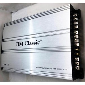 Car Amplifier BM-840 Classic 4500W Power 4 Channel Best price in Pakistan