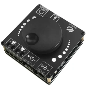 XY-AP50L Mini Bluetooth 5.0 50W+50W Wireless Audio Power Digital Amplifier Board Stereo Amp 3.5MM AUX USB APP