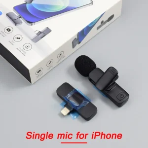 BlueWow WY-M1 Wireless Lavalier Microphone Portable Audio Video Mic For Youtube Live Game Mobile Phone