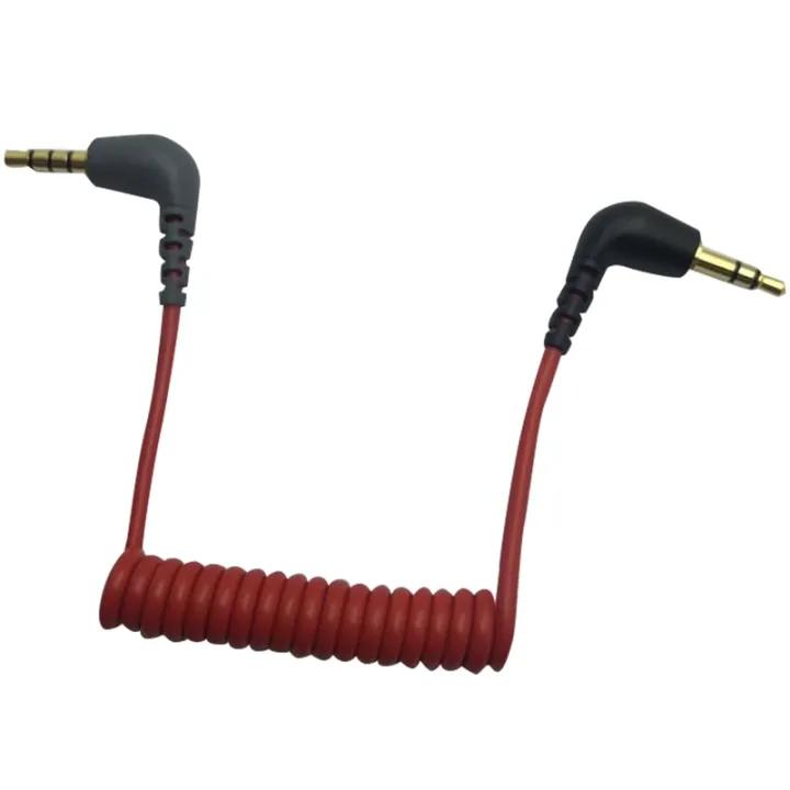 Replacet 3.5mm TRS to 3.5mm TRRS Adapter Cable for iPhone RODE Sc7 By VIDEOMIC GO Video Micro-type Mics
