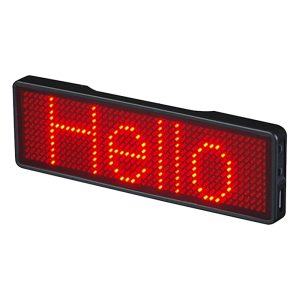 Bluetooth LED Name Badge Rechargeable Light Sign DIY Programmable Scrolling Message d Display LED,Type 2