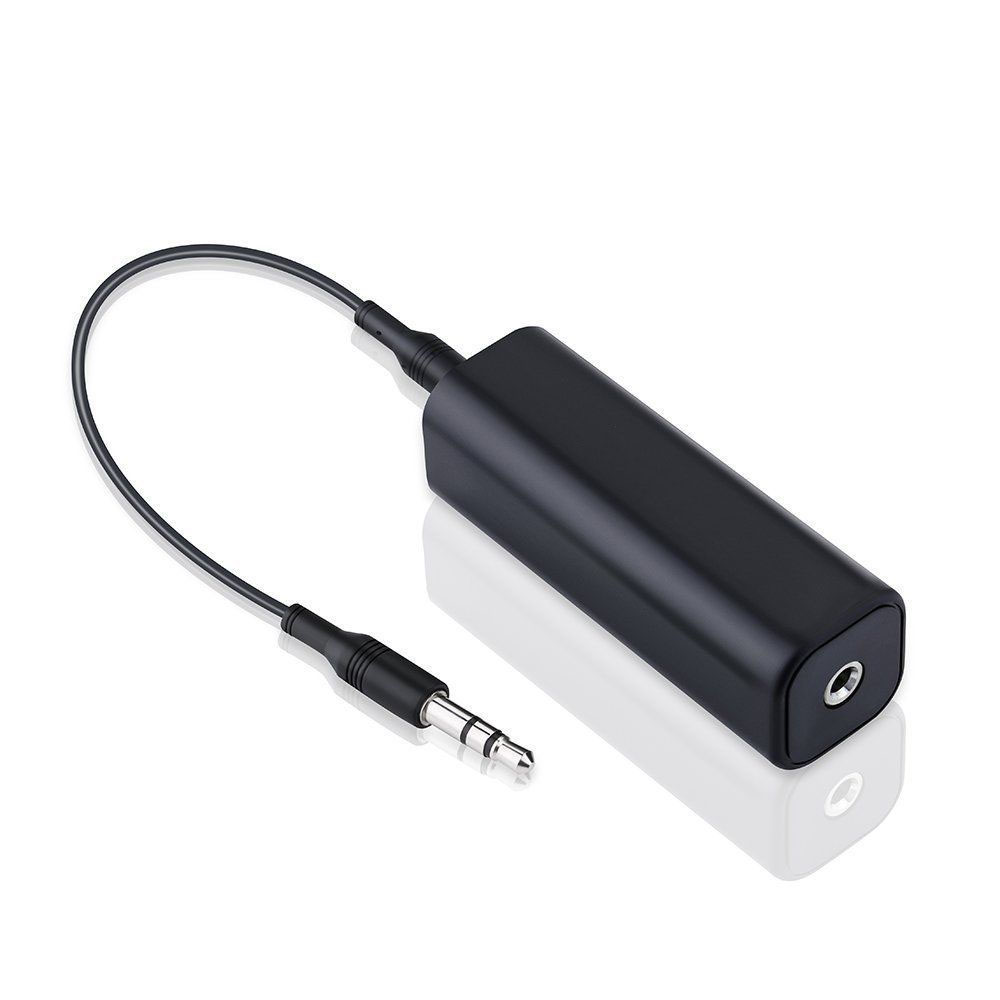 Loop Noise Filter Isolator & 3.5mm Cable for e Stereo Car Audio System